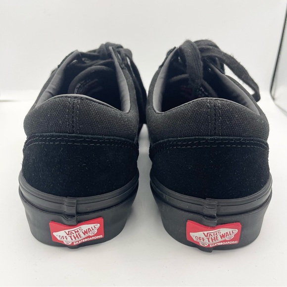 VANS unisex old skool classic skate black canvas sneakers - Picture 11 of 15